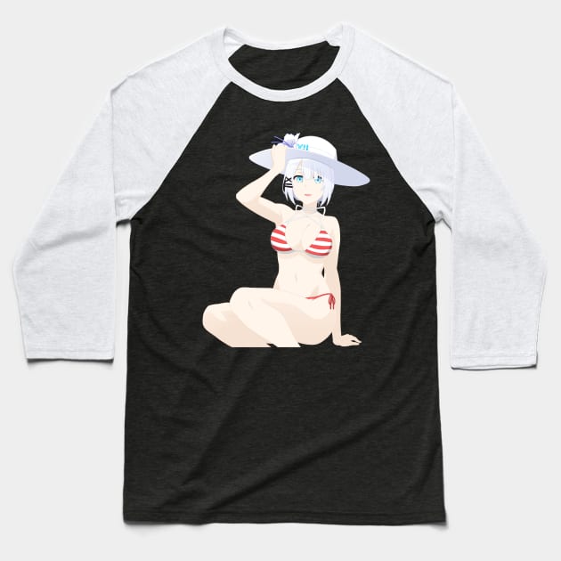 The Detective is Already Dead Anime Siesta "Bikini Body" Baseball T-Shirt by zerooneproject